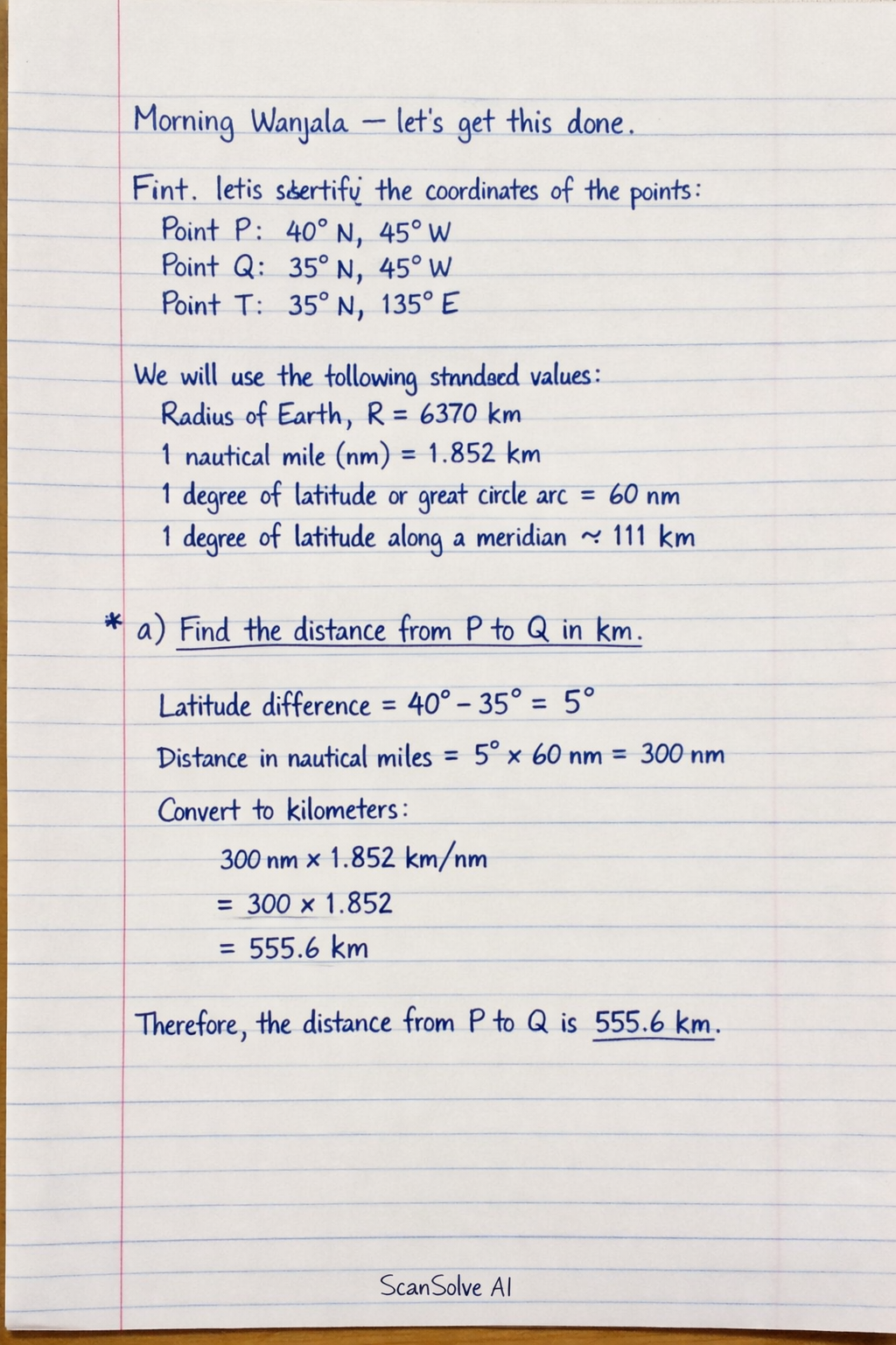 Handwritten step-by-step solution preview