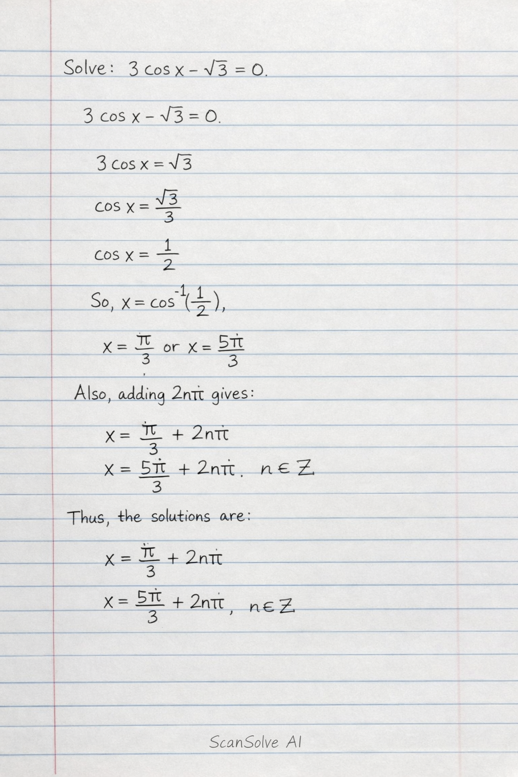 Handwritten step-by-step solution preview