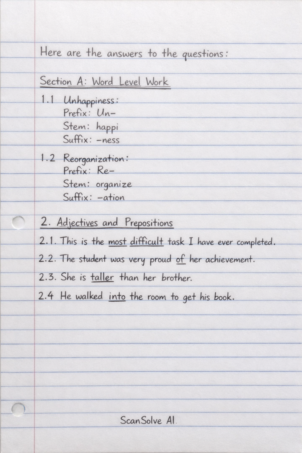 Handwritten step-by-step solution preview