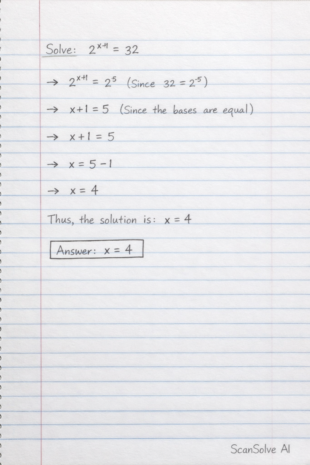 Handwritten step-by-step solution preview