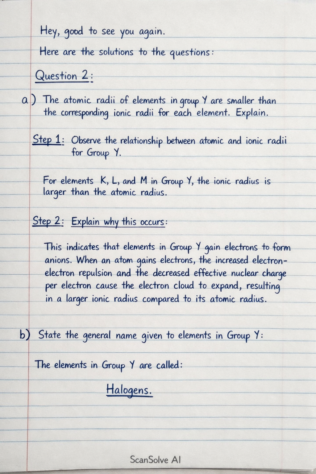 Handwritten step-by-step solution preview