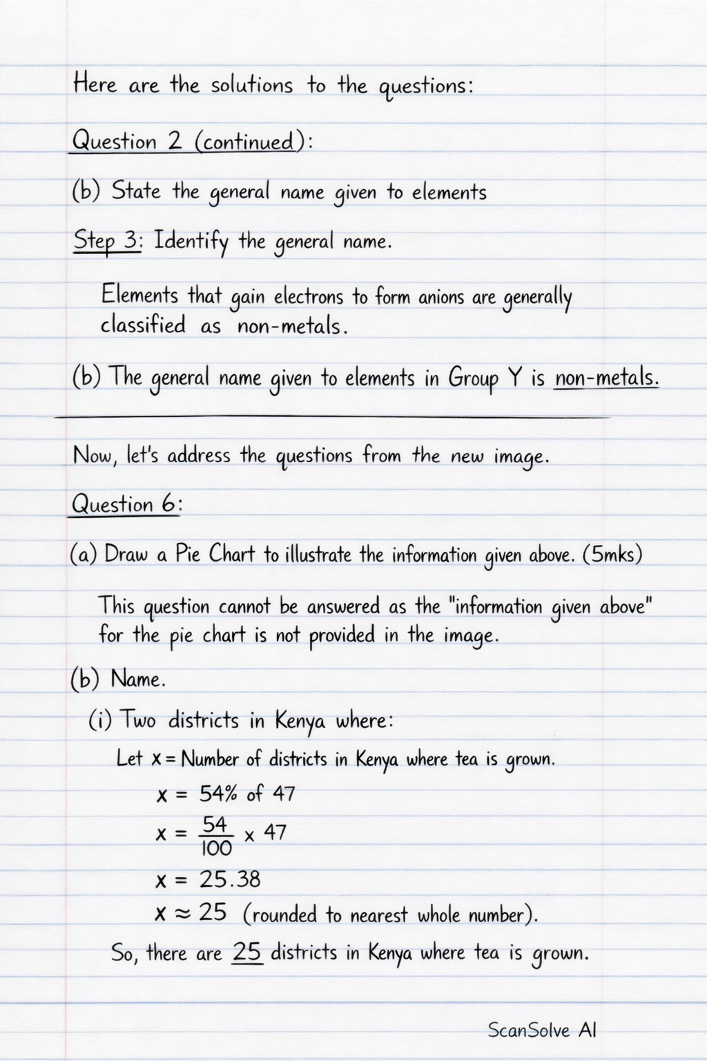 Handwritten step-by-step solution preview