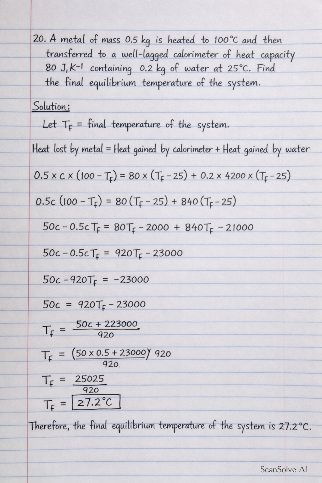 Handwritten step-by-step solution preview