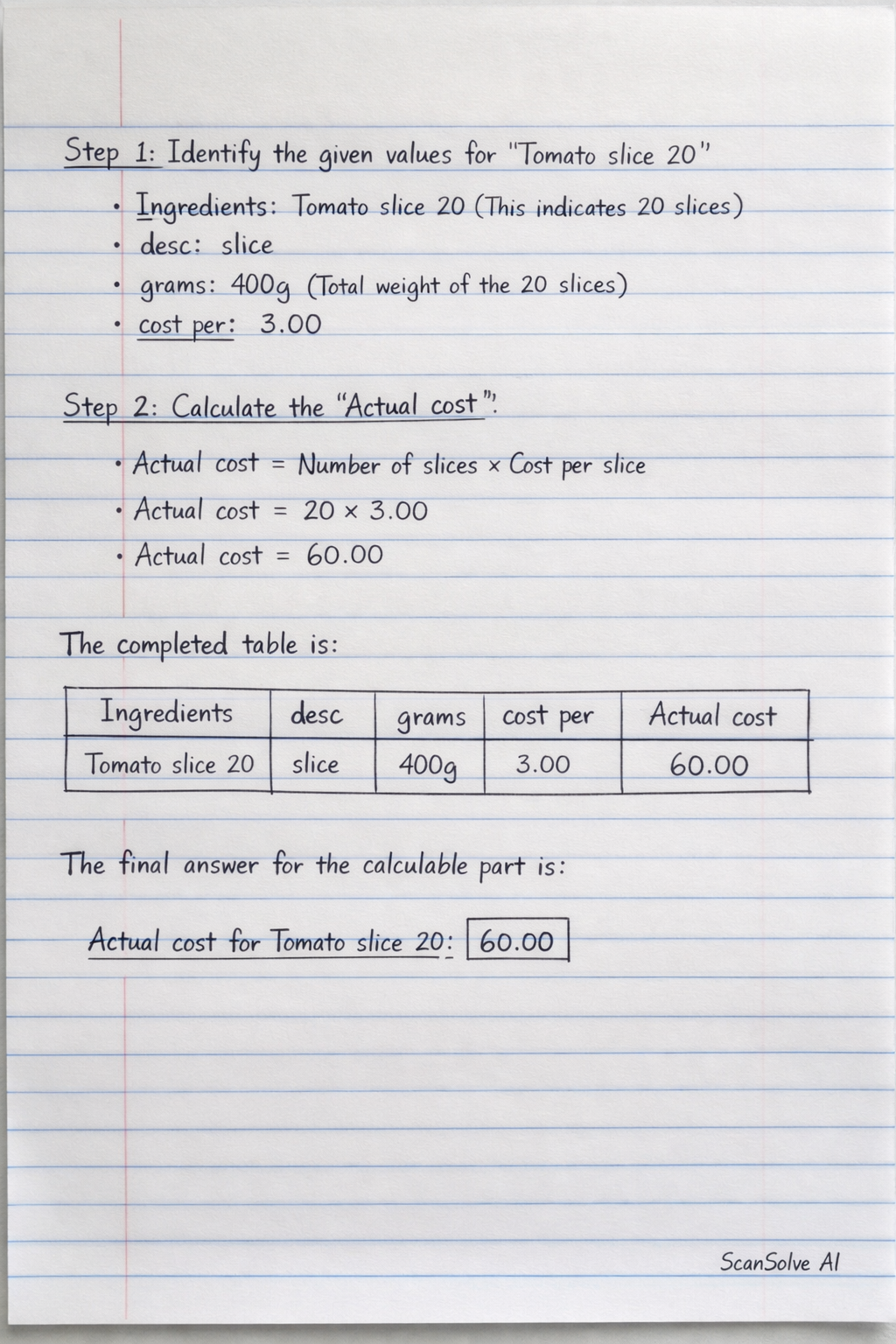 Handwritten step-by-step solution preview