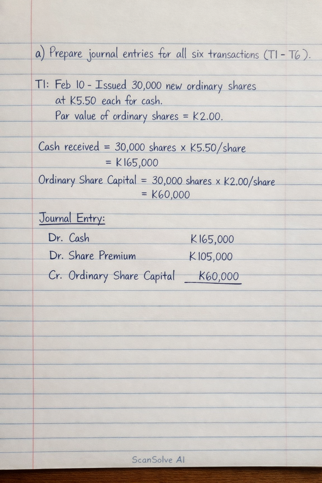 Handwritten step-by-step solution preview