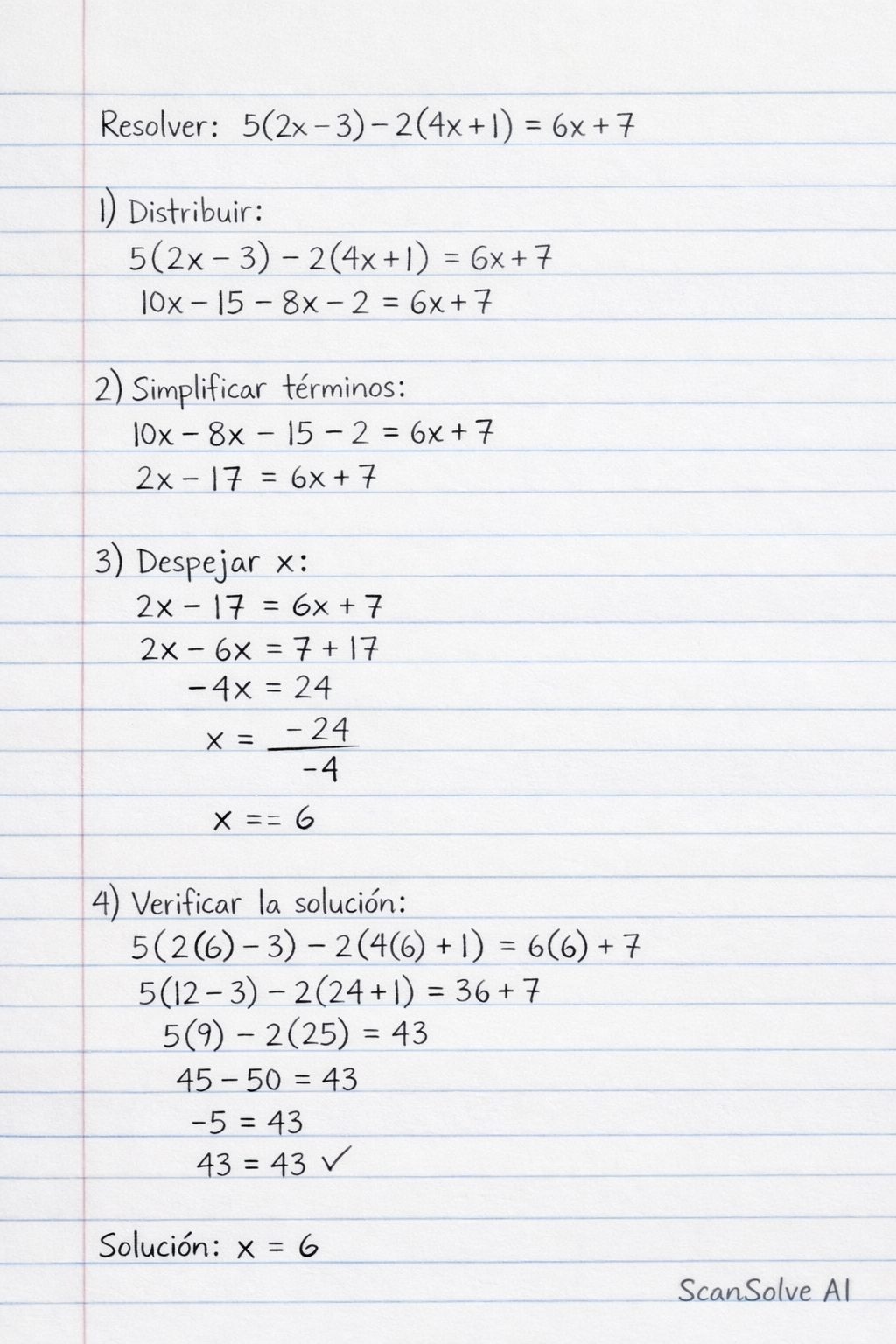 Handwritten step-by-step solution preview
