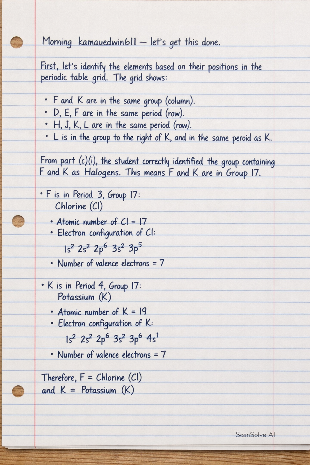 Handwritten step-by-step solution preview