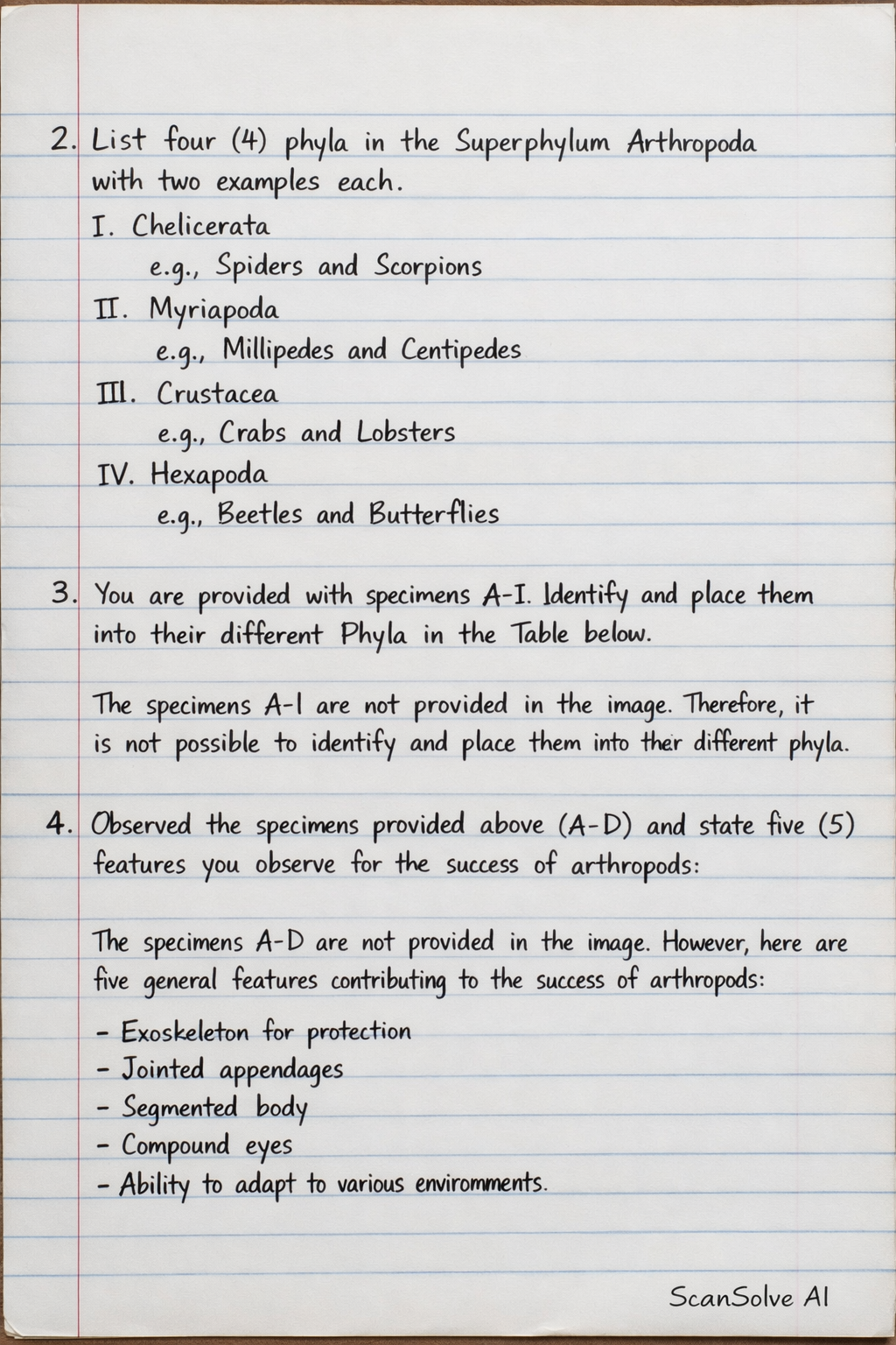 Handwritten step-by-step solution