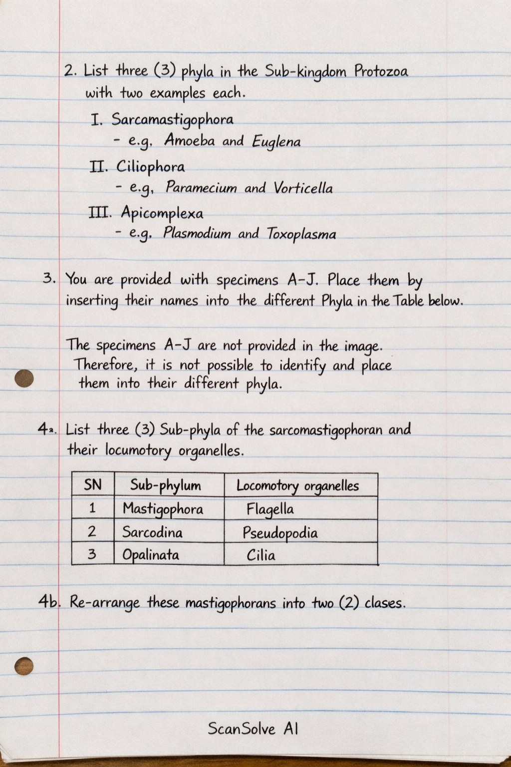 Handwritten step-by-step solution
