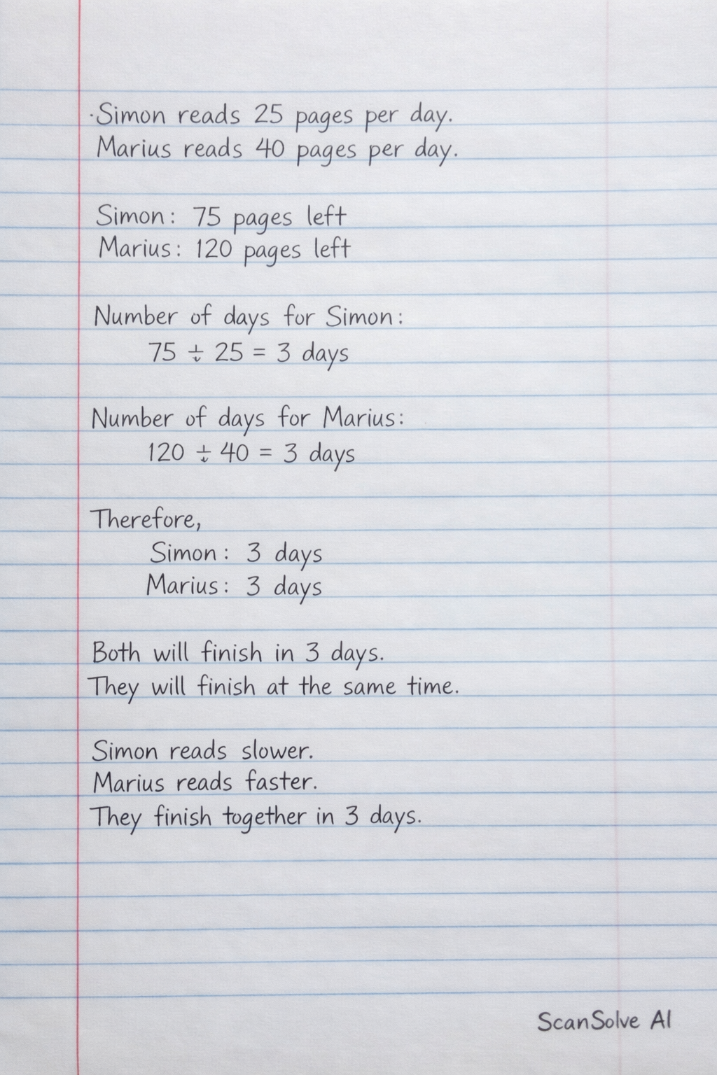 Handwritten step-by-step solution preview