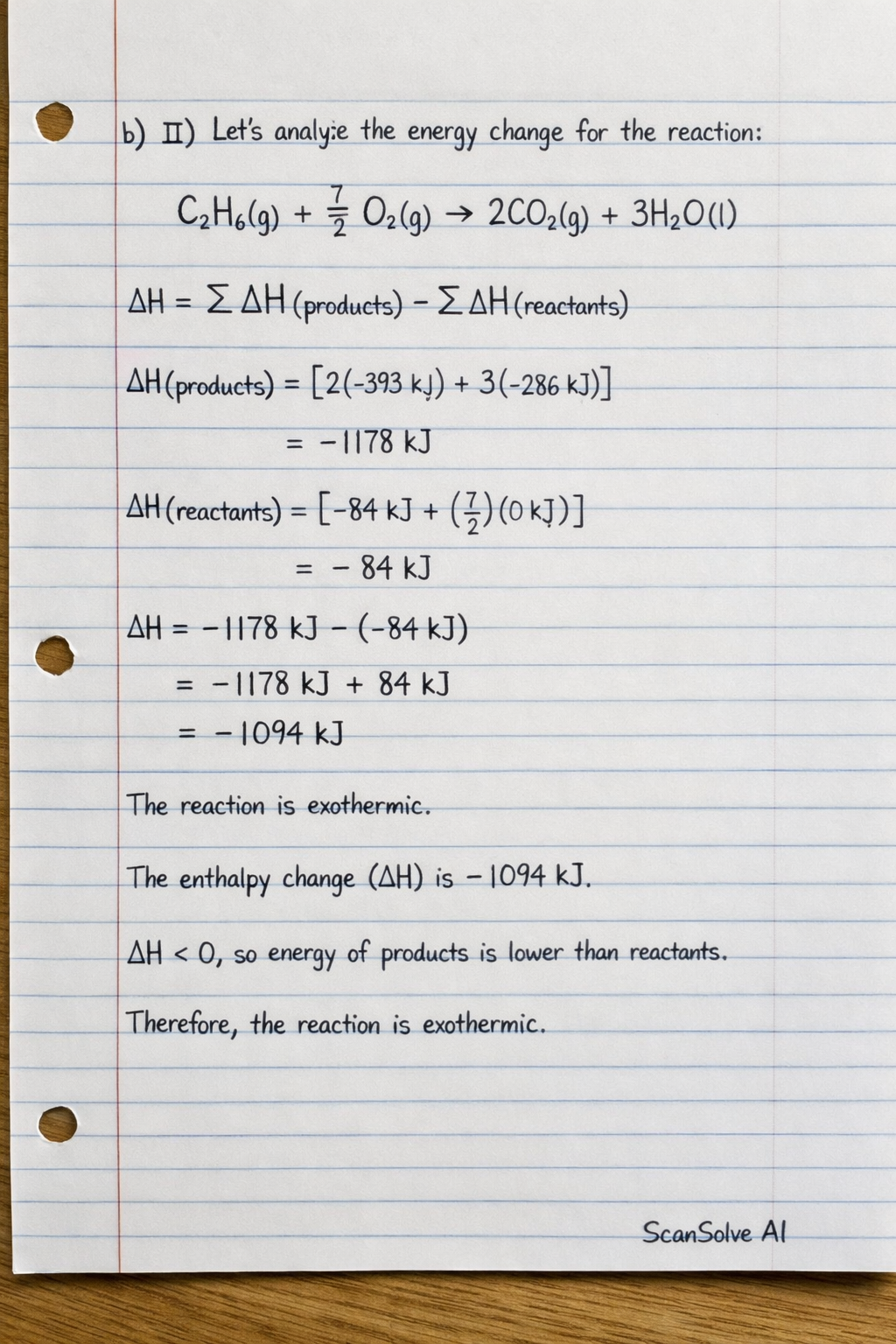 Handwritten step-by-step solution preview