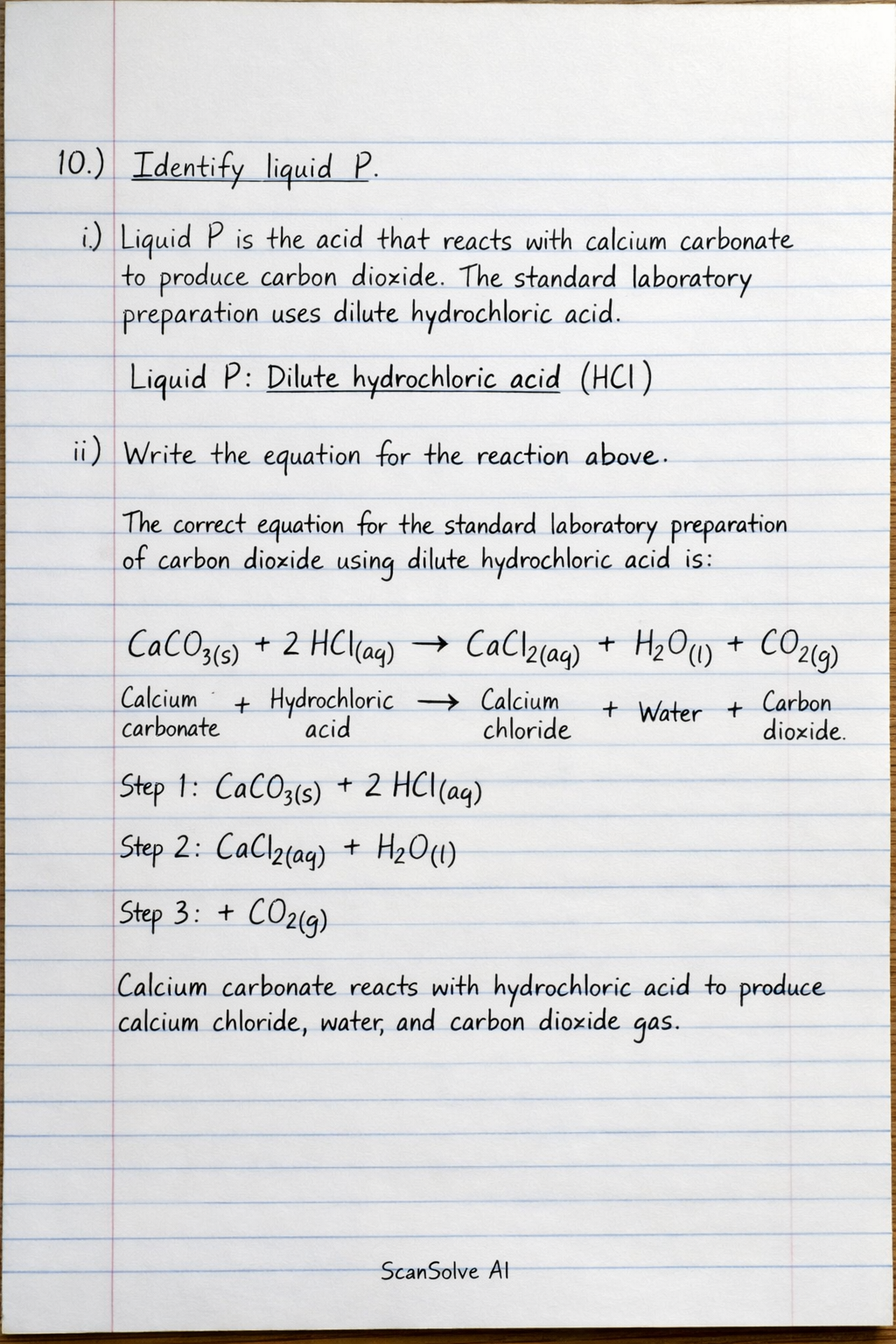 Handwritten step-by-step solution preview