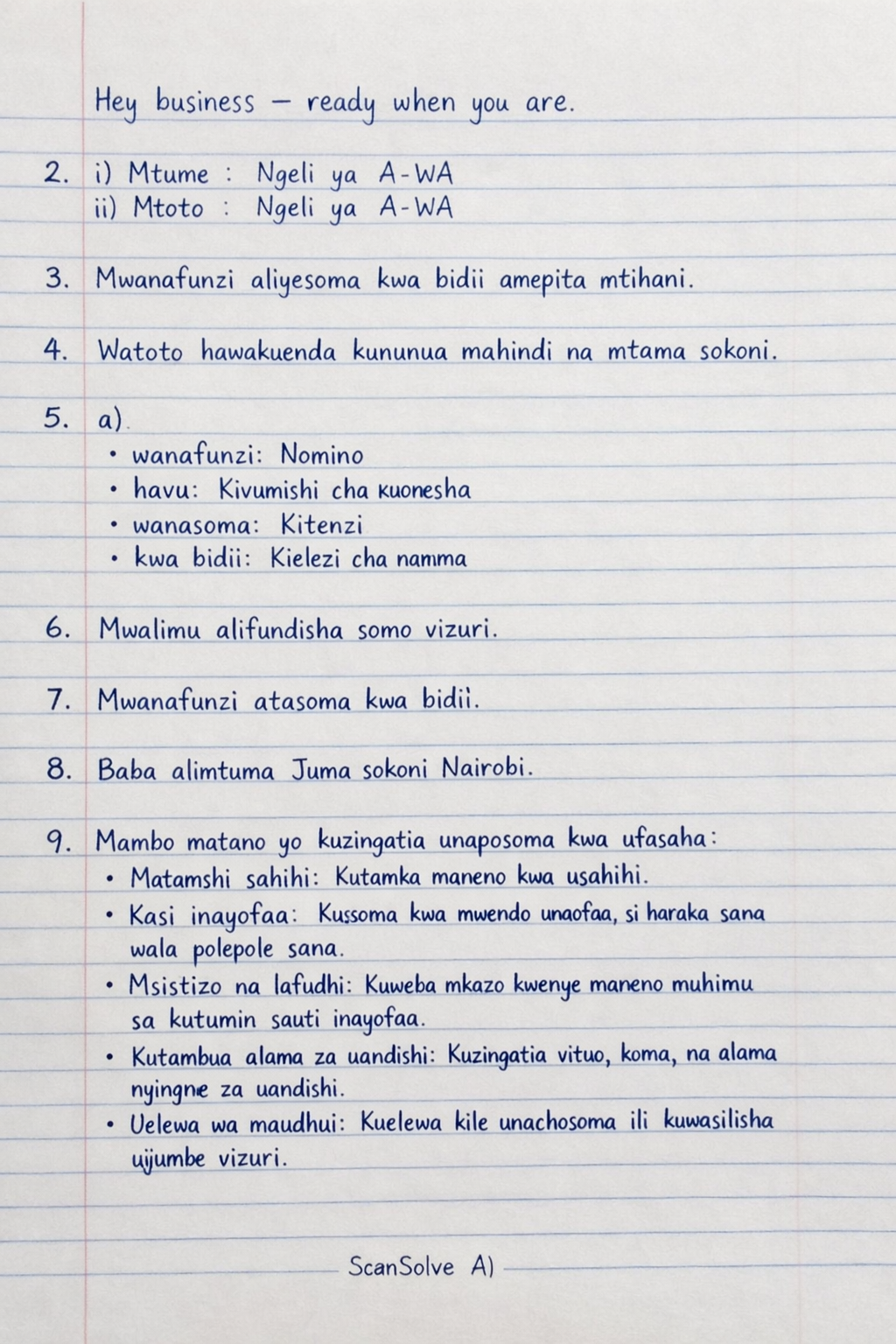 Handwritten step-by-step solution preview