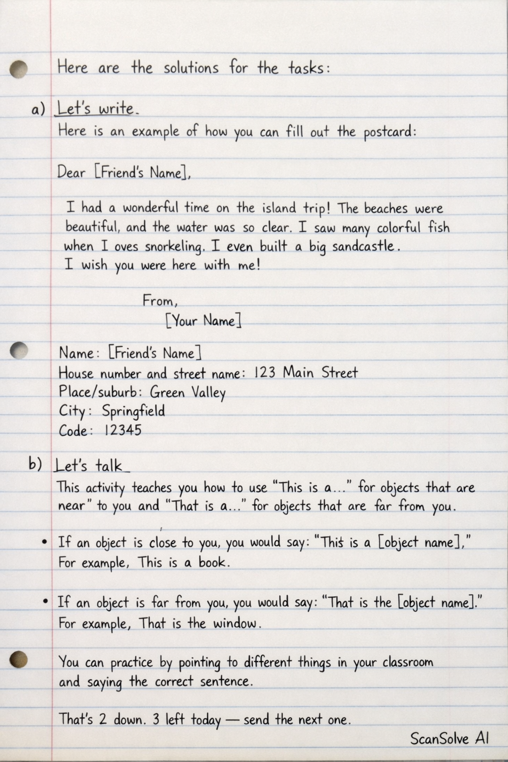 Handwritten step-by-step solution preview