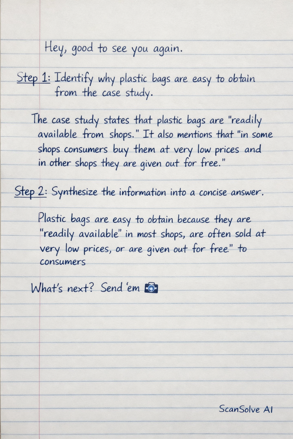 Handwritten step-by-step solution preview