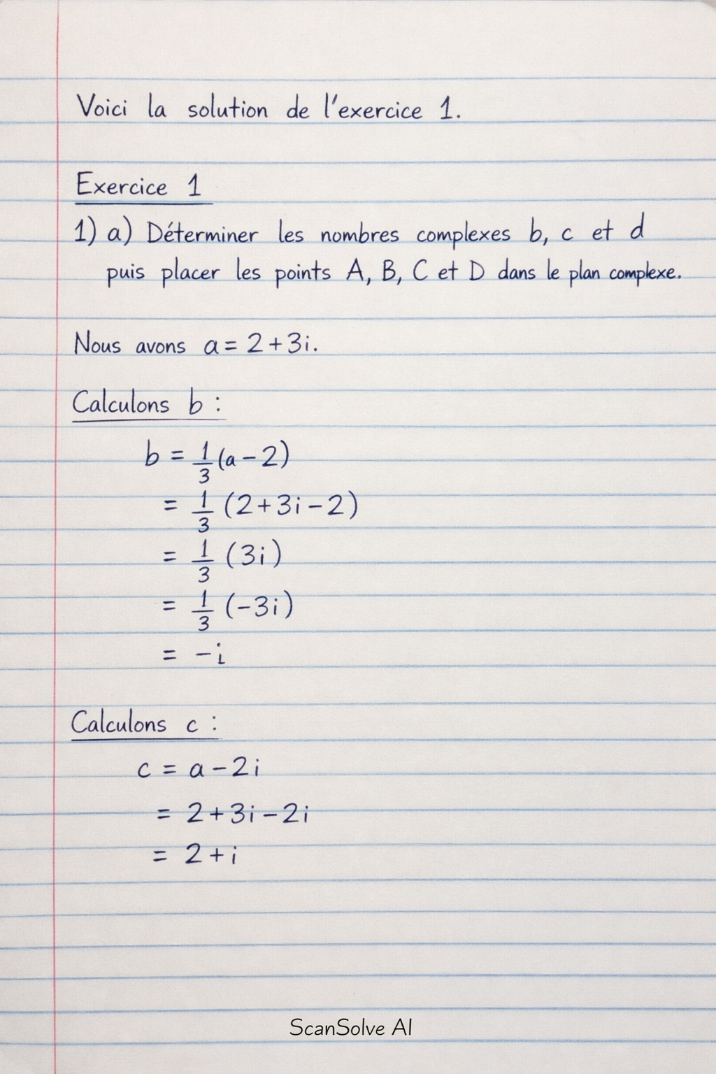Handwritten step-by-step solution preview