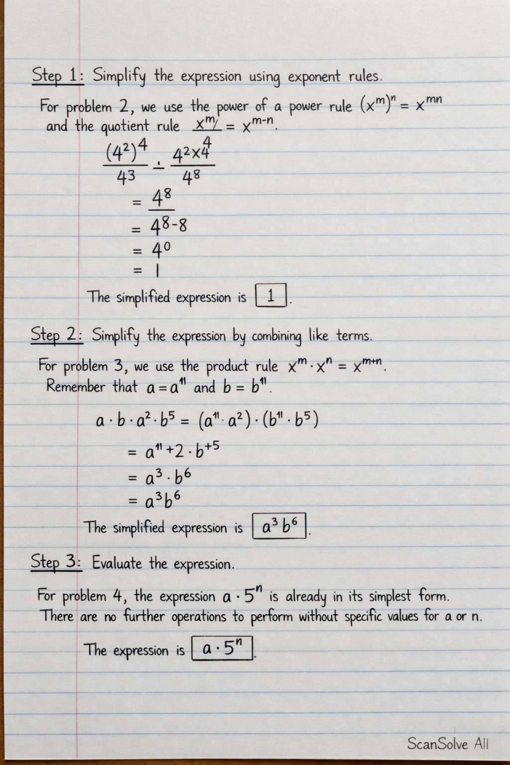 Handwritten step-by-step solution preview