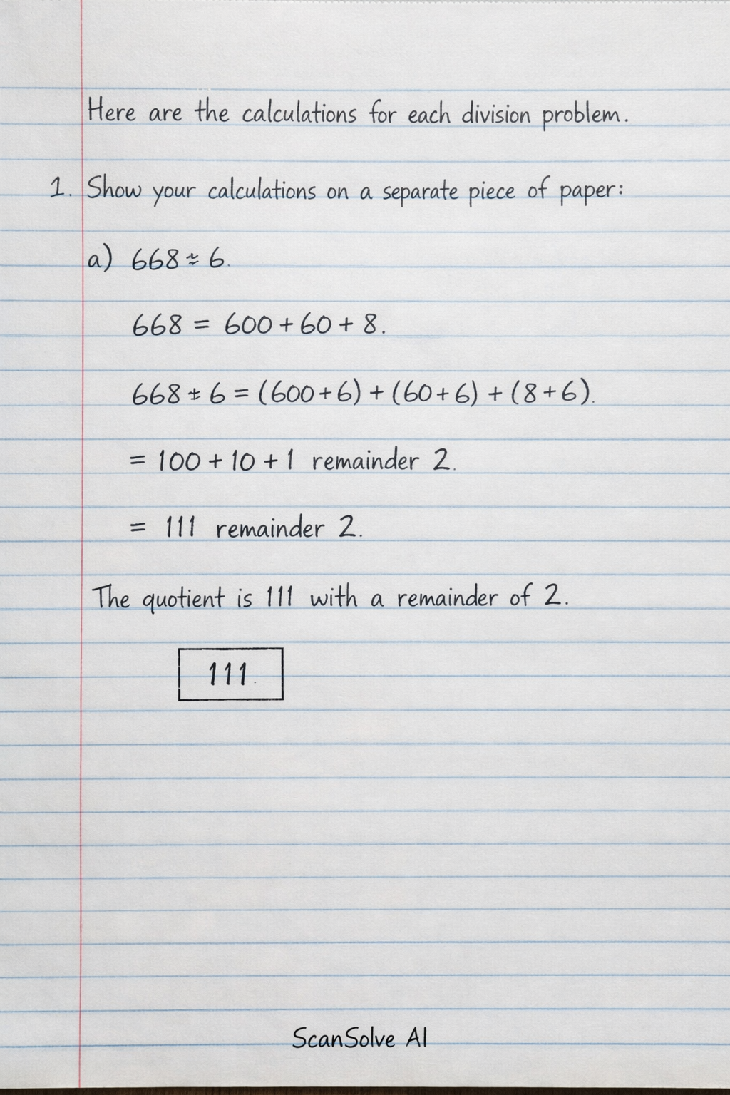 Handwritten step-by-step solution preview