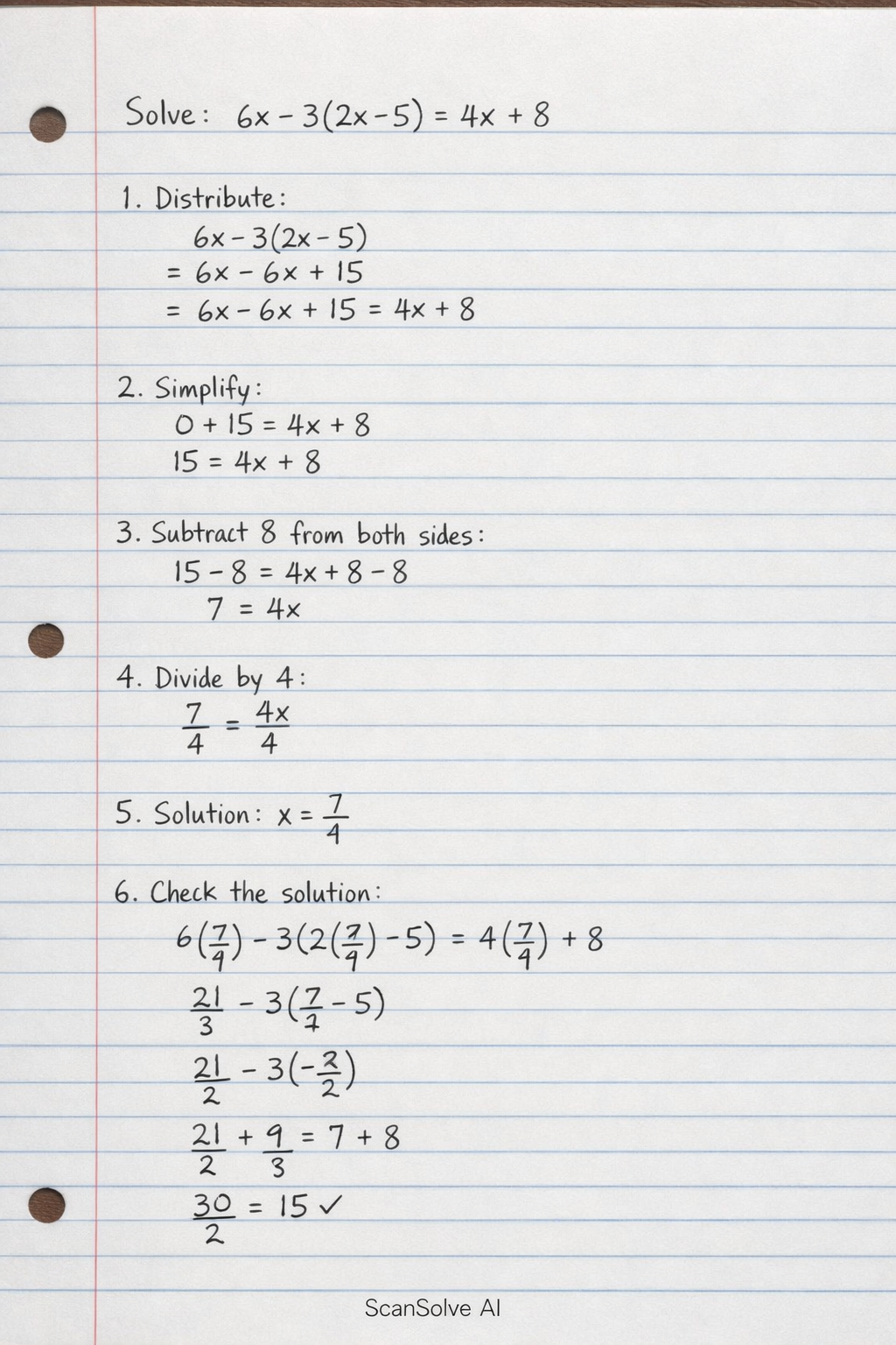 Handwritten step-by-step solution preview