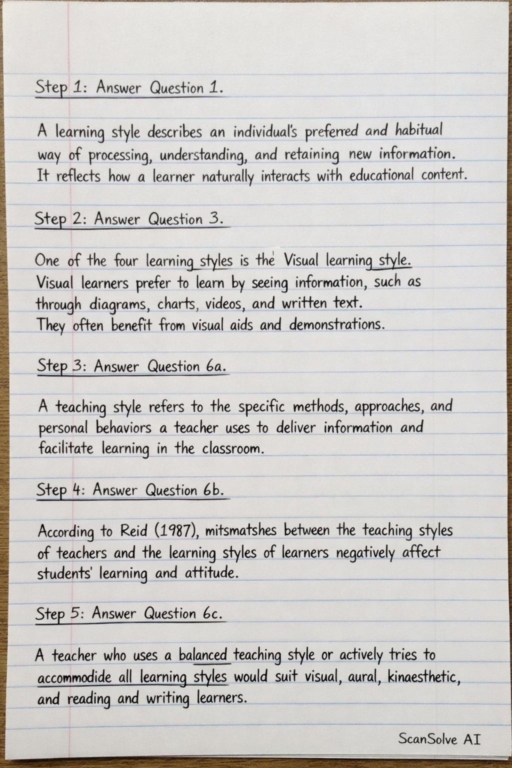 Handwritten step-by-step solution preview