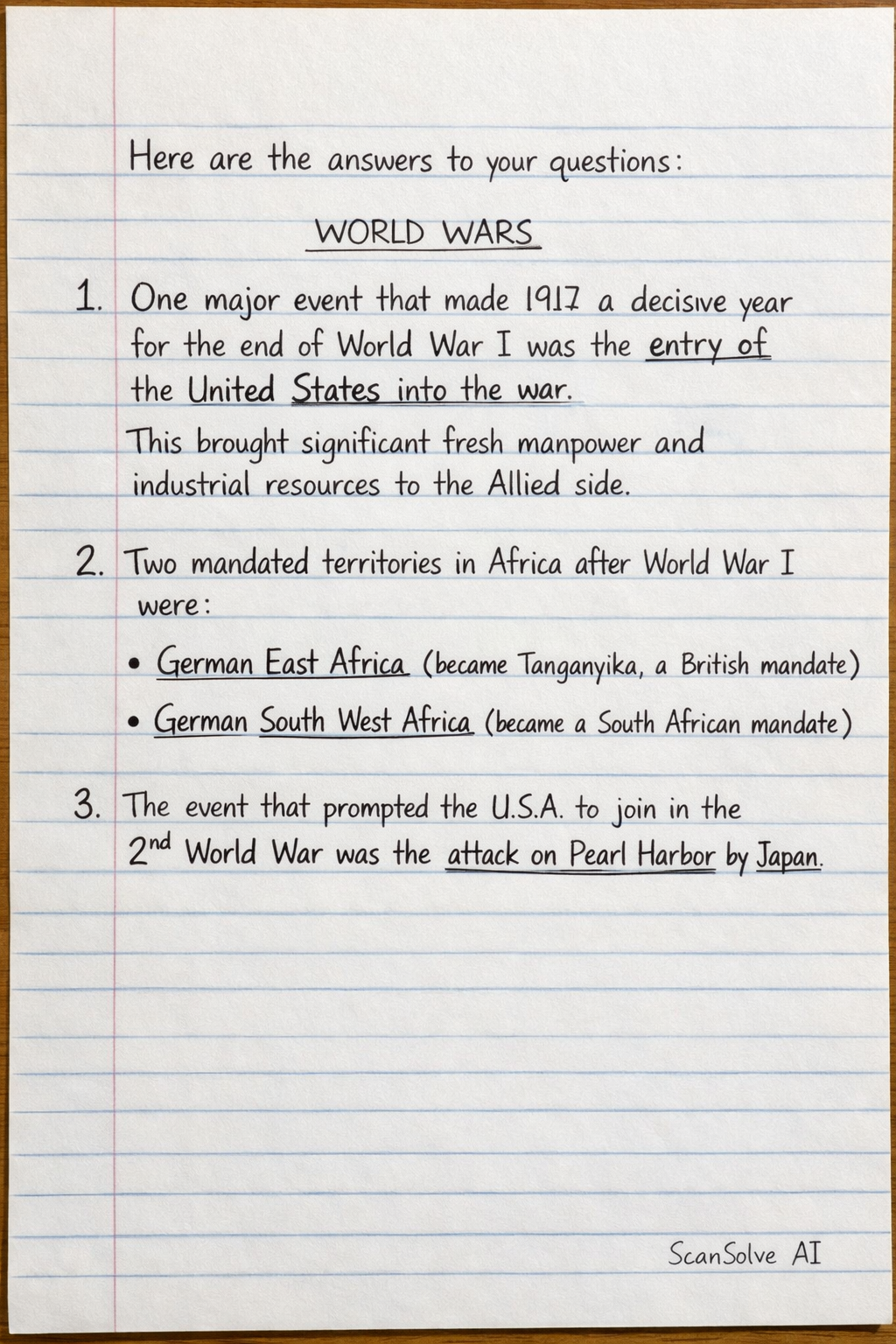 Handwritten step-by-step solution preview