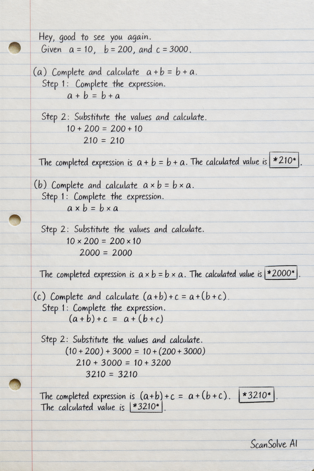 Handwritten step-by-step solution preview