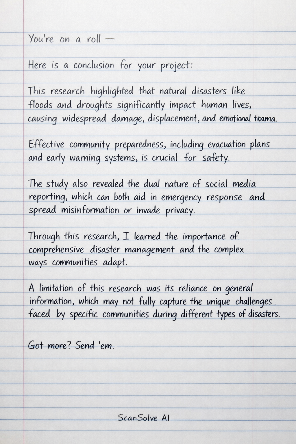 Handwritten step-by-step solution preview