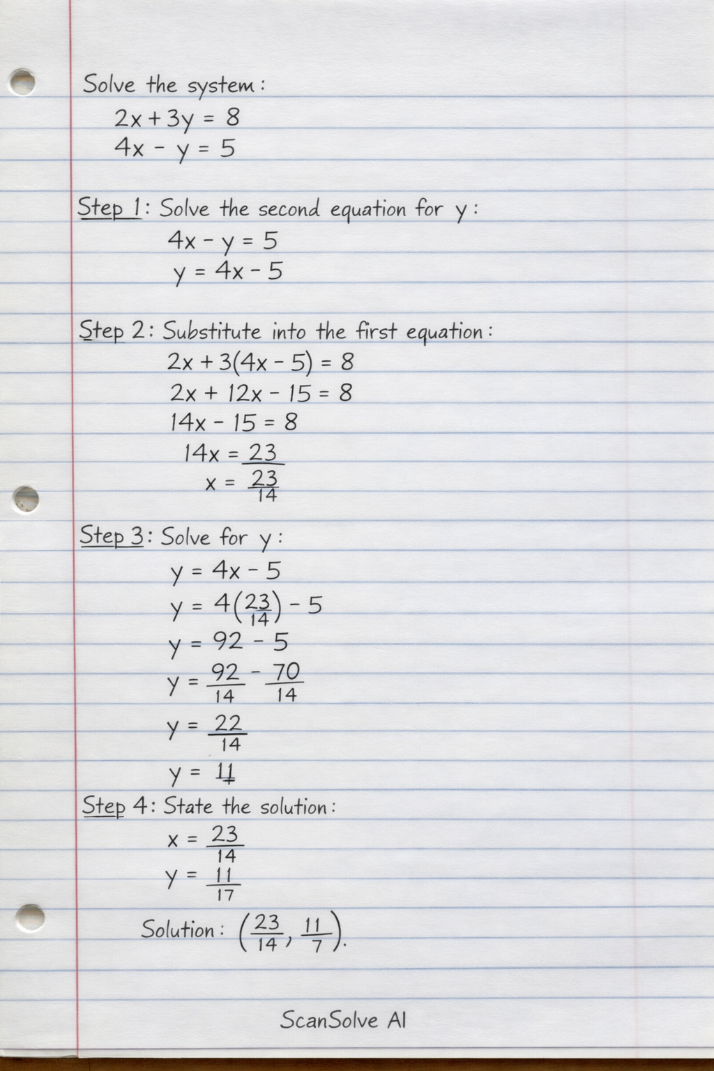 Handwritten step-by-step solution preview