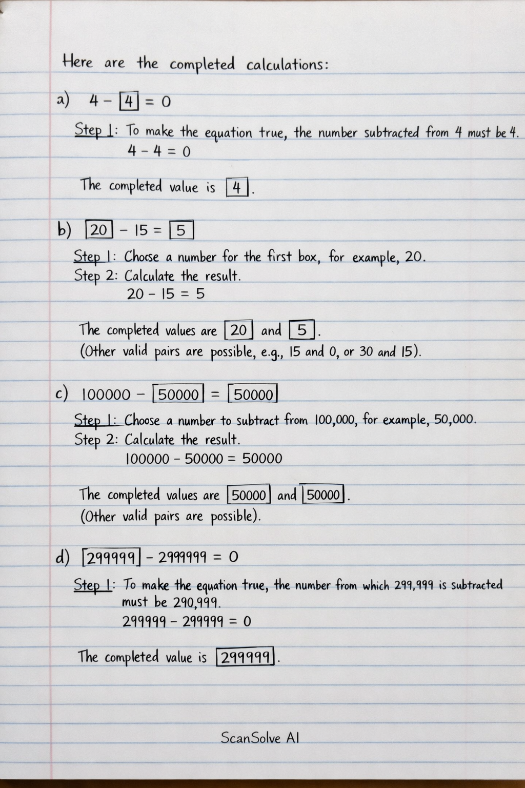 Handwritten step-by-step solution preview