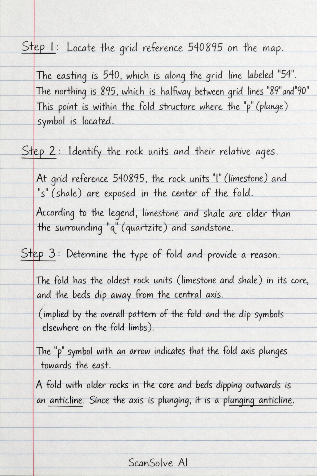 Handwritten step-by-step solution preview