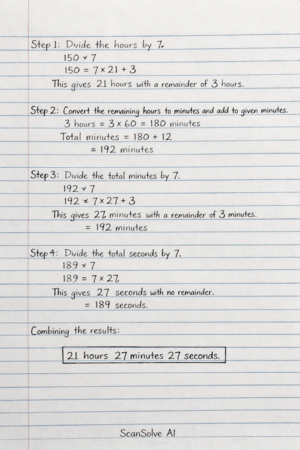 Handwritten step-by-step solution preview