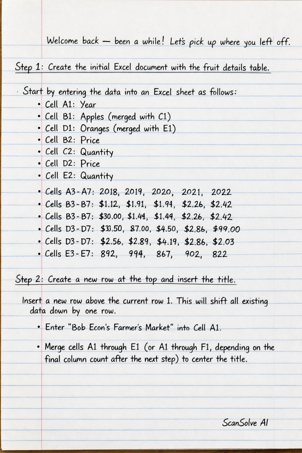 Handwritten step-by-step solution preview