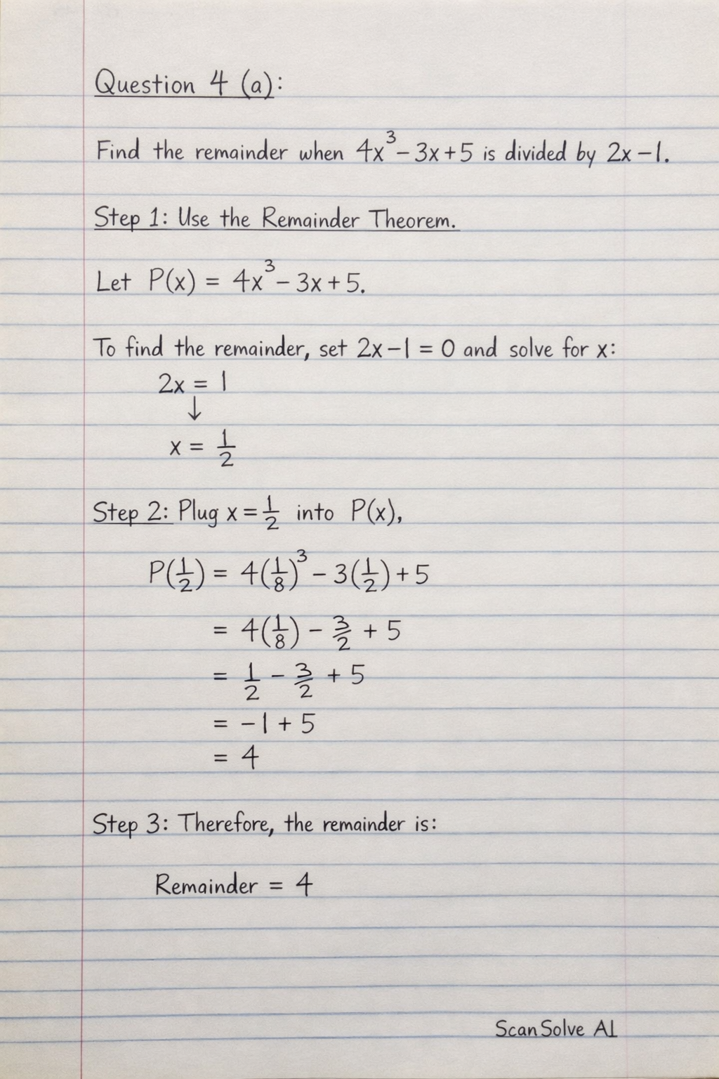 Handwritten step-by-step solution preview
