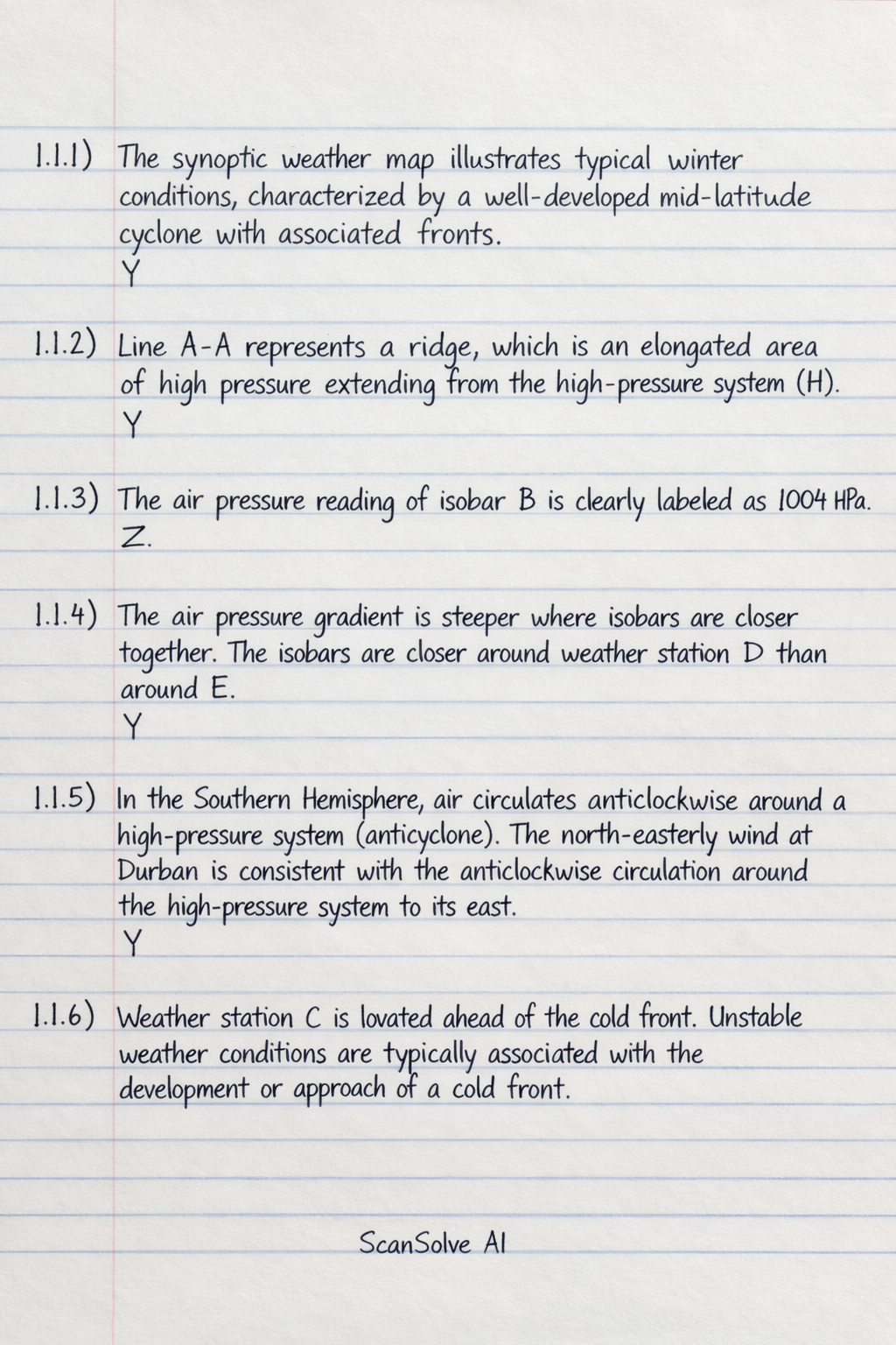 Handwritten step-by-step solution preview