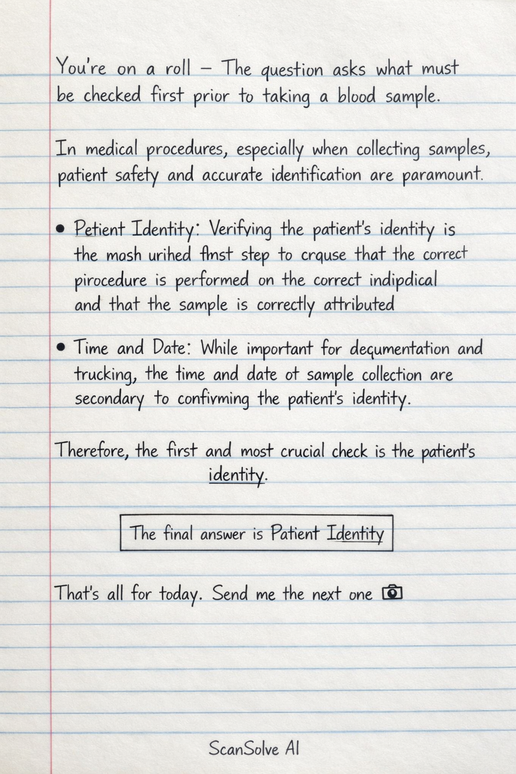Handwritten step-by-step solution preview
