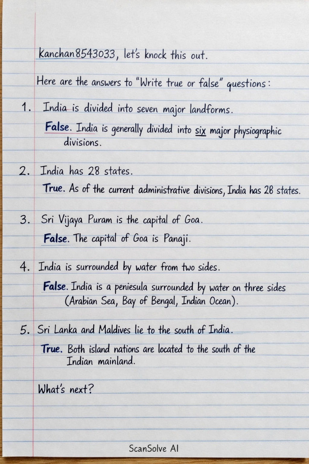 Handwritten step-by-step solution preview