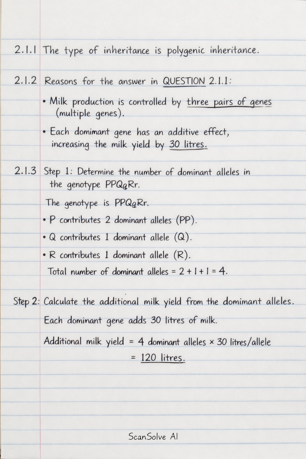 Handwritten step-by-step solution preview