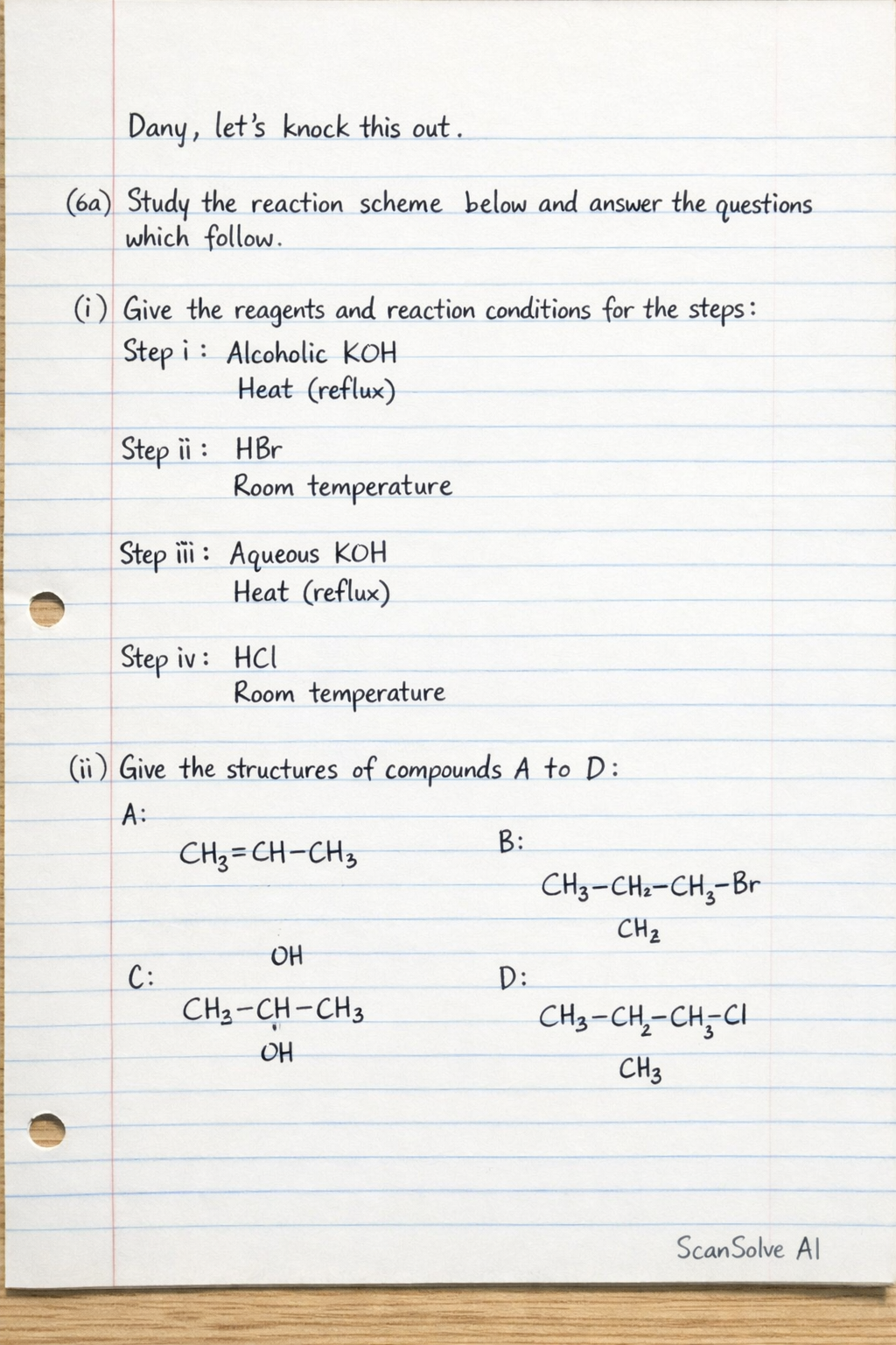 Handwritten step-by-step solution preview