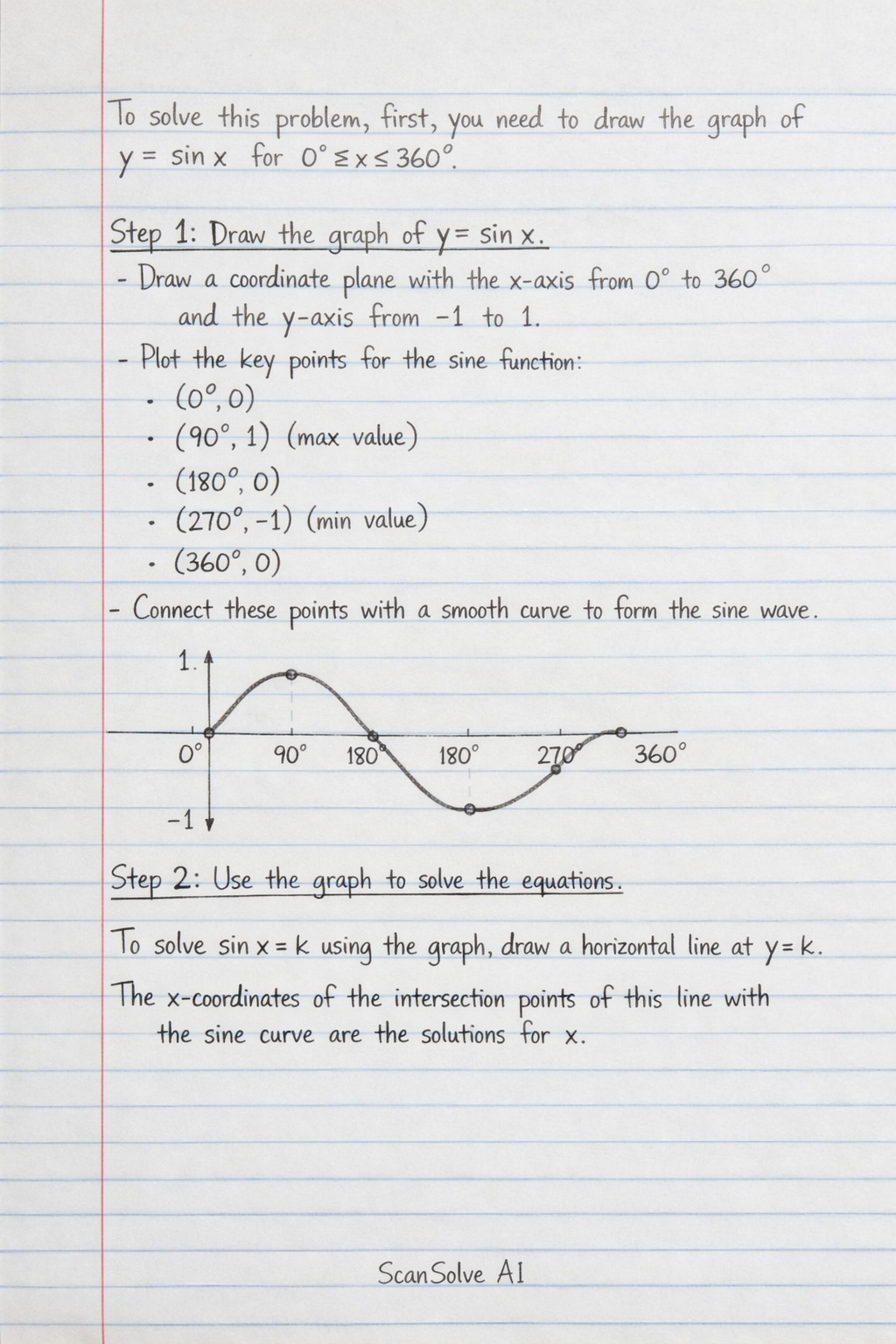Handwritten step-by-step solution preview