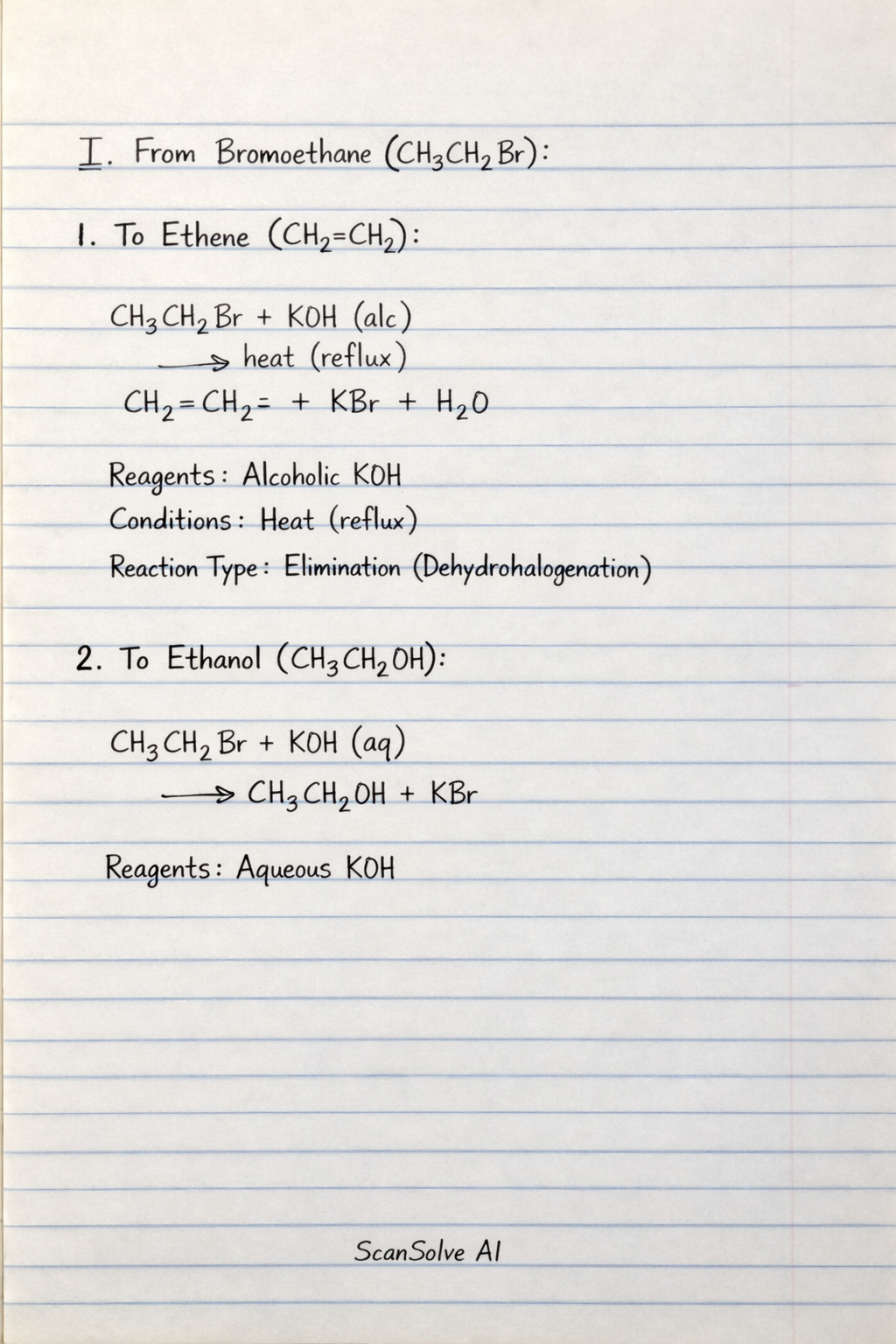 Handwritten step-by-step solution preview