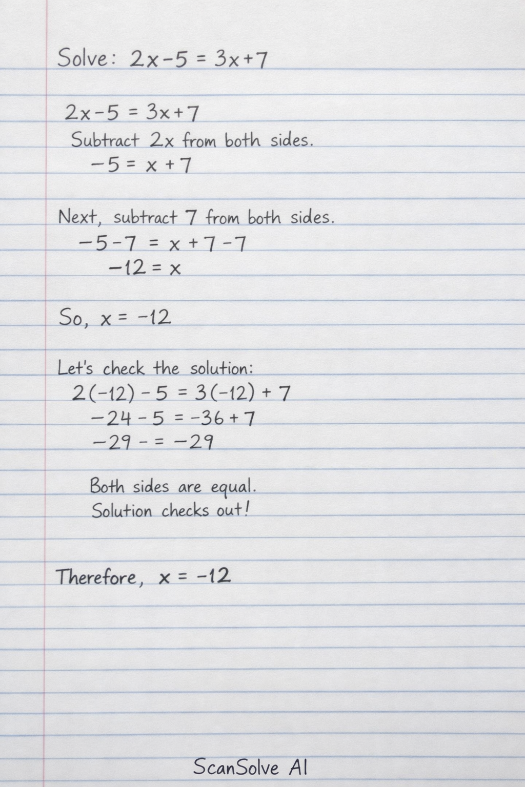 Handwritten step-by-step solution preview