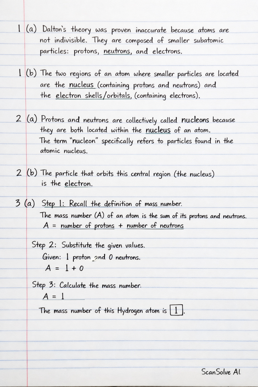 Handwritten step-by-step solution preview