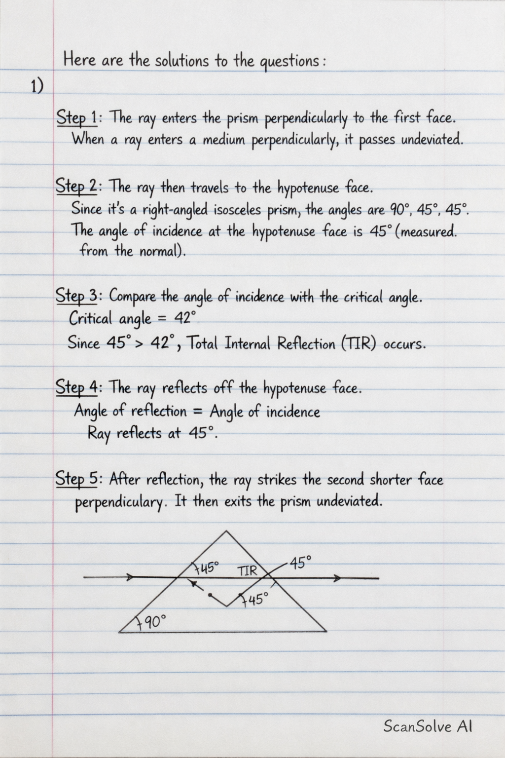 Handwritten step-by-step solution preview