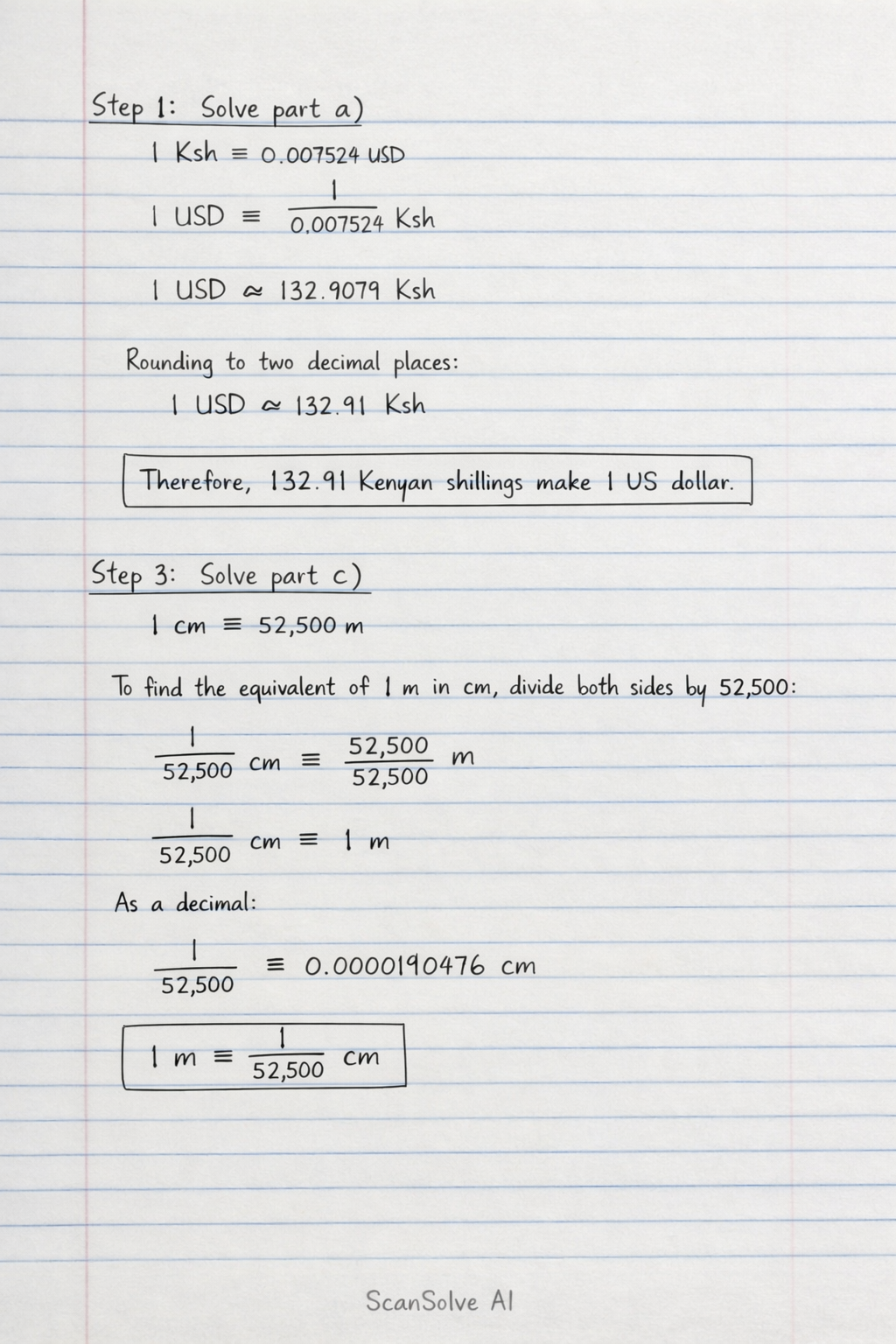Handwritten step-by-step solution preview