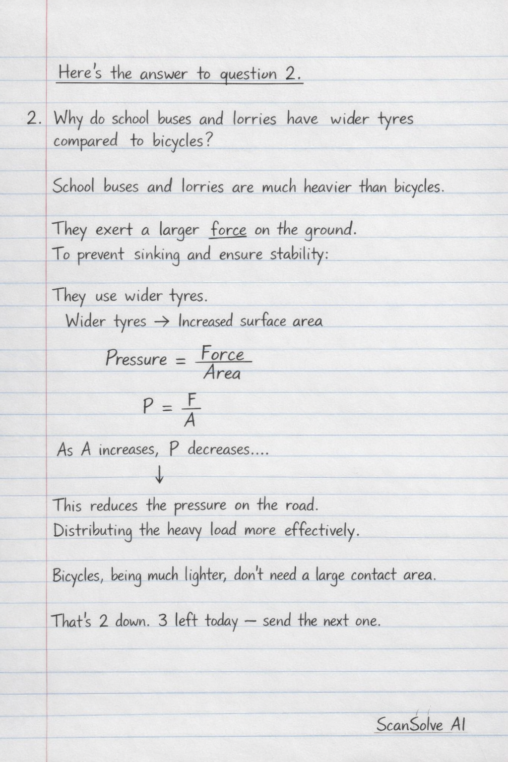 Handwritten step-by-step solution preview