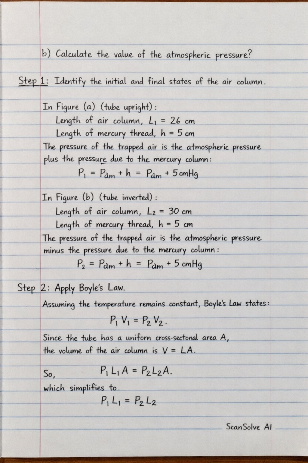 Handwritten step-by-step solution preview