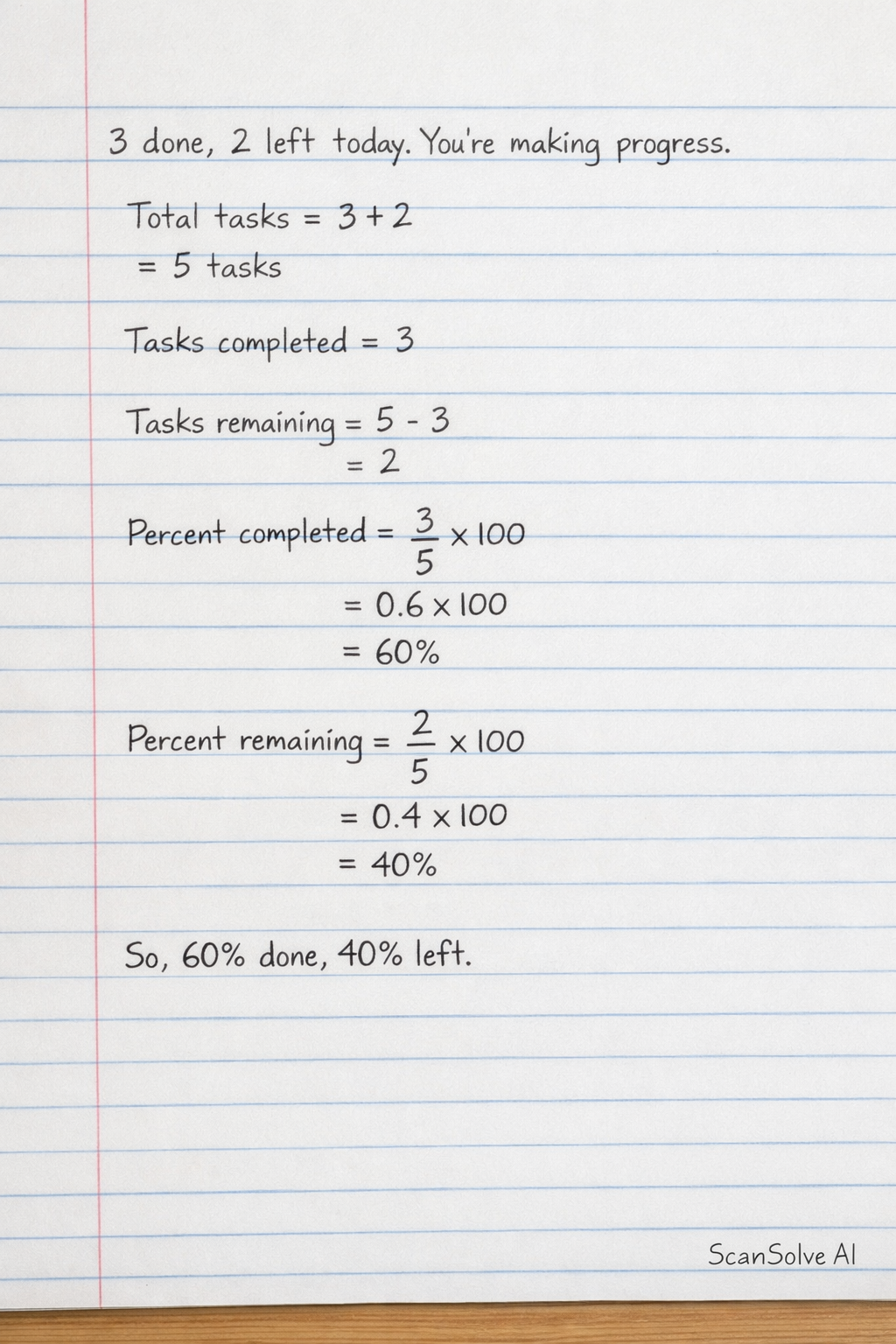 Handwritten step-by-step solution preview