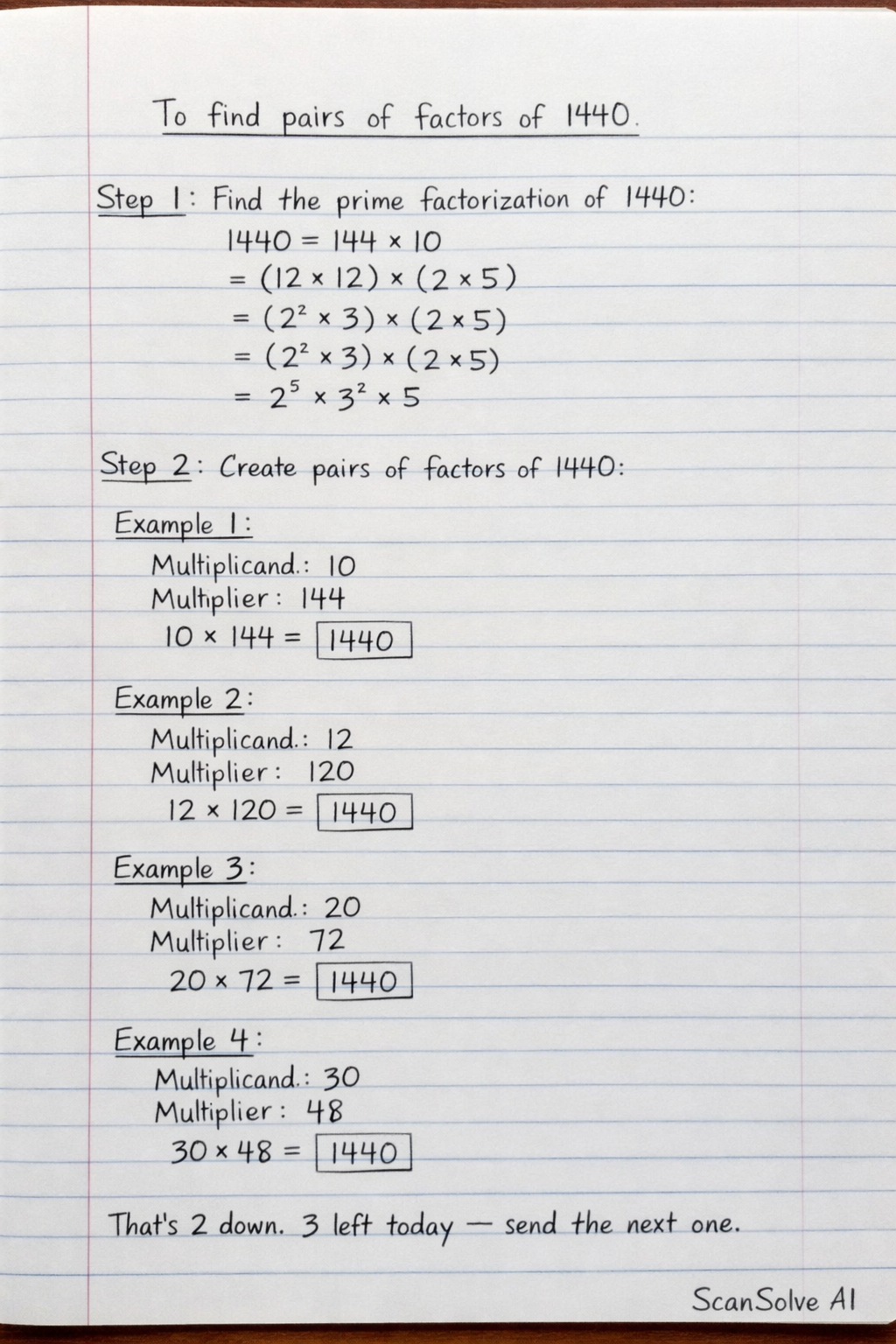 Handwritten step-by-step solution preview
