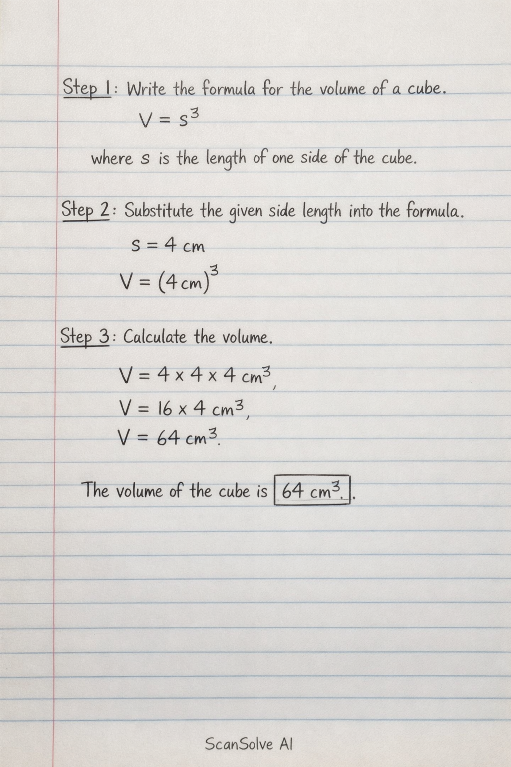 Handwritten step-by-step solution preview
