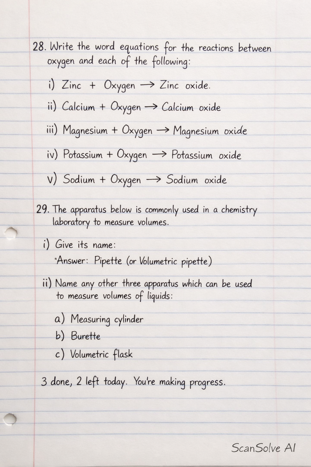 Handwritten step-by-step solution preview